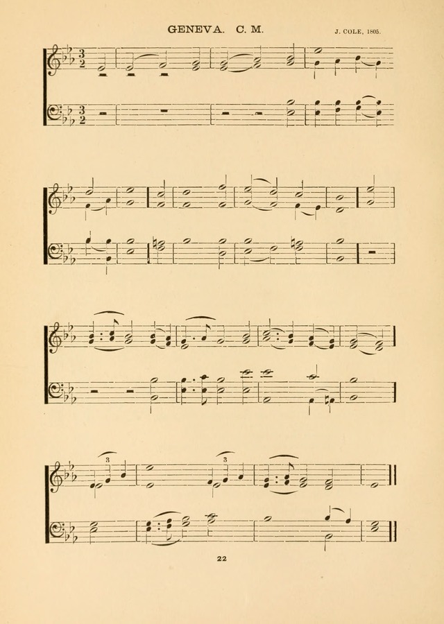 The National Hymn Book of the American Churches: comprising the hymns which are common to the hymnaries of the Baptists, Congregationalists, Episcopalians, Lutherans, Methodists, Presbyterians... page 22