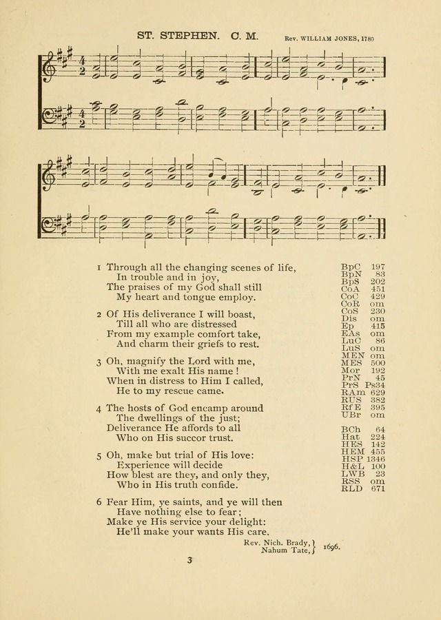 The National Hymn Book of the American Churches: comprising the hymns which are common to the hymnaries of the Baptists, Congregationalists, Episcopalians, Lutherans, Methodists, Presbyterians... page 3