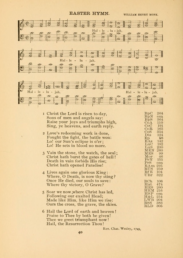 The National Hymn Book of the American Churches: comprising the hymns which are common to the hymnaries of the Baptists, Congregationalists, Episcopalians, Lutherans, Methodists, Presbyterians... page 40