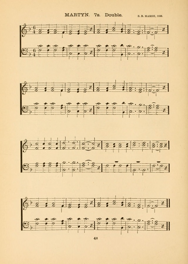 The National Hymn Book of the American Churches: comprising the hymns which are common to the hymnaries of the Baptists, Congregationalists, Episcopalians, Lutherans, Methodists, Presbyterians... page 42
