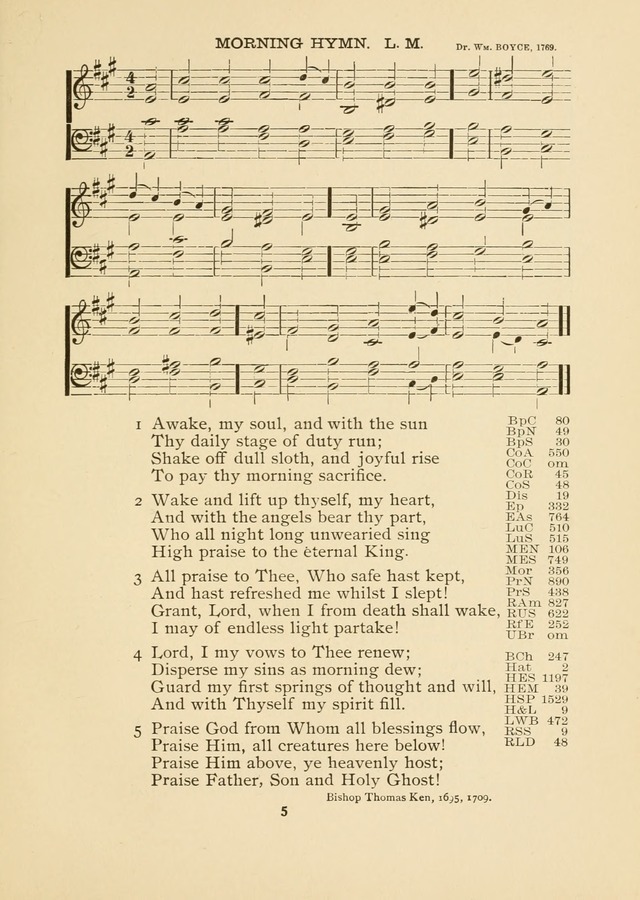 The National Hymn Book of the American Churches: comprising the hymns which are common to the hymnaries of the Baptists, Congregationalists, Episcopalians, Lutherans, Methodists, Presbyterians... page 5