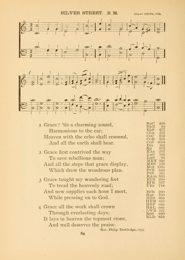 The National Hymn Book of the American Churches: comprising the hymns which are common to the hymnaries of the Baptists, Congregationalists, Episcopalians, Lutherans, Methodists, Presbyterians... page 64