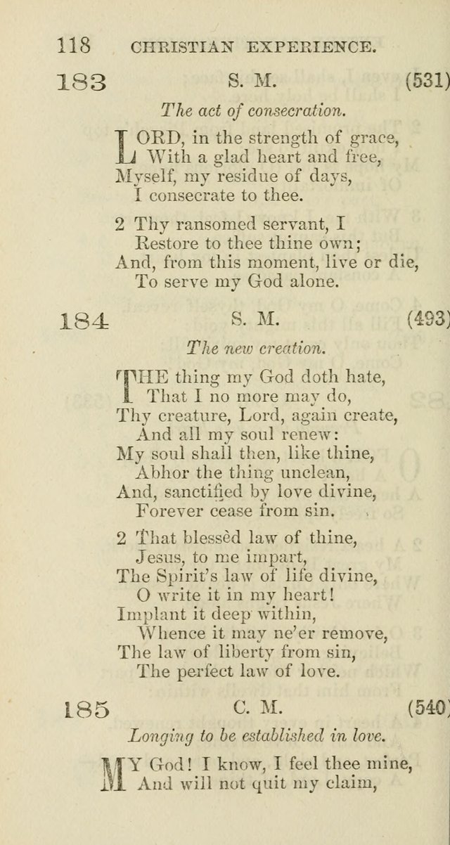 The New Hymn Book: a Collection of Hymns for Public,                       Social, and Domestic Worship page 123