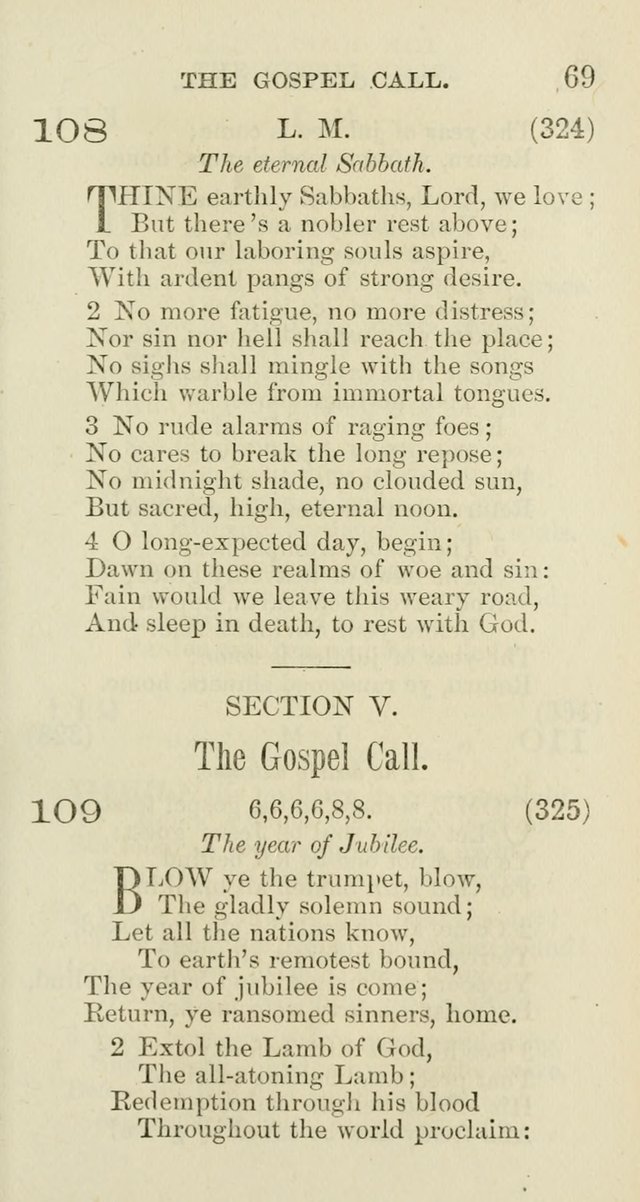 The New Hymn Book: a Collection of Hymns for Public,                       Social, and Domestic Worship page 74