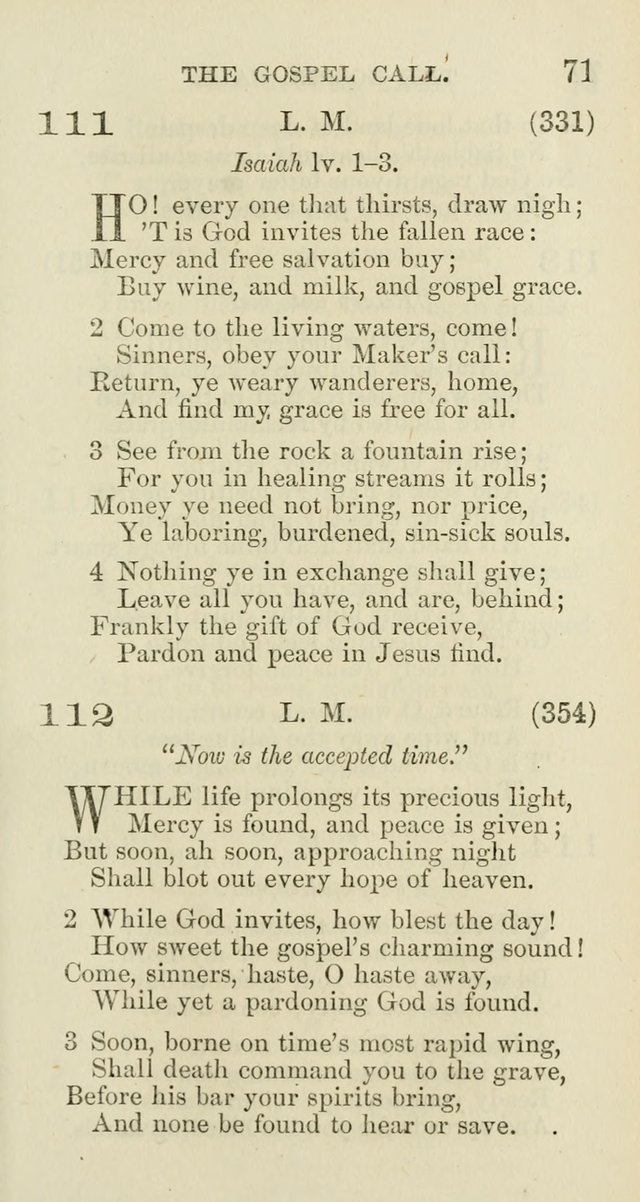 The New Hymn Book: a Collection of Hymns for Public,                       Social, and Domestic Worship page 76