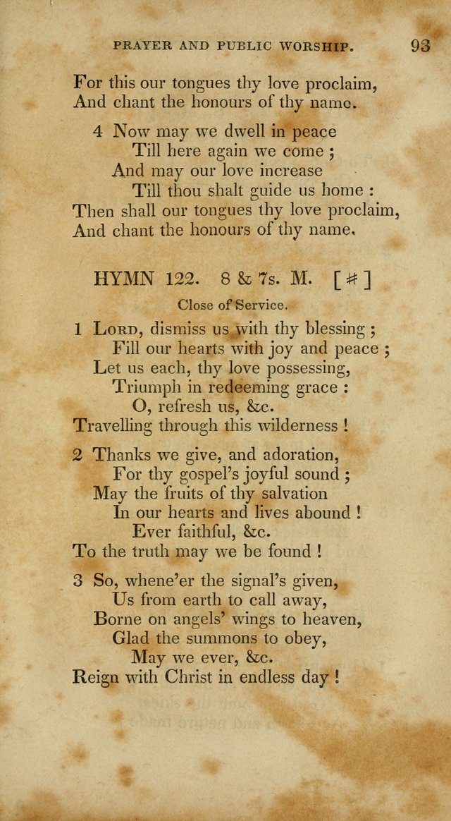 The New Hymn Book, Designed for Universalist Societies: compiled from approved authors, with variations and additions. Second Ed. page 104