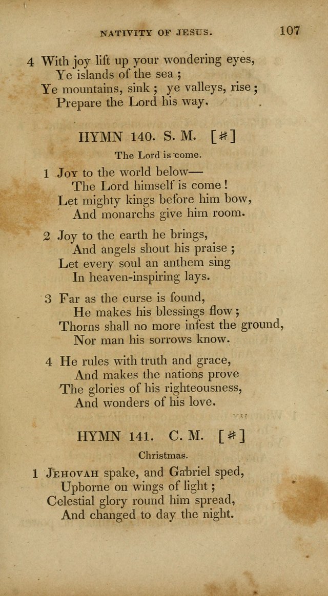 The New Hymn Book, Designed for Universalist Societies: compiled from approved authors, with variations and additions. Second Ed. page 118