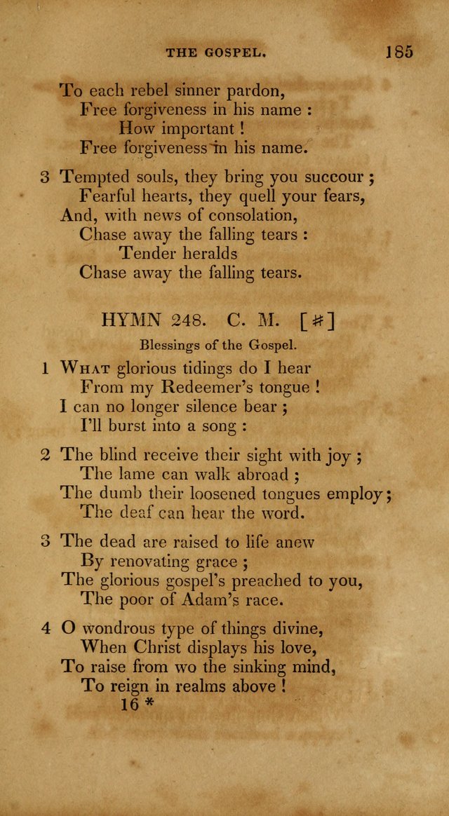 The New Hymn Book, Designed for Universalist Societies: compiled from approved authors, with variations and additions. Second Ed. page 196