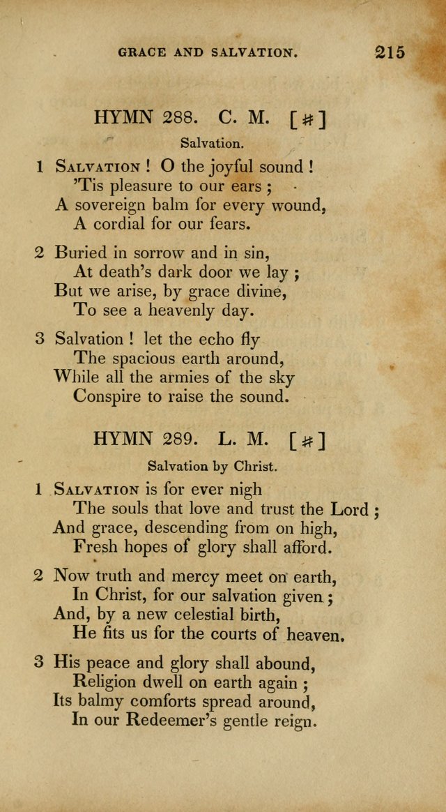 The New Hymn Book, Designed for Universalist Societies: compiled from approved authors, with variations and additions. Second Ed. page 226