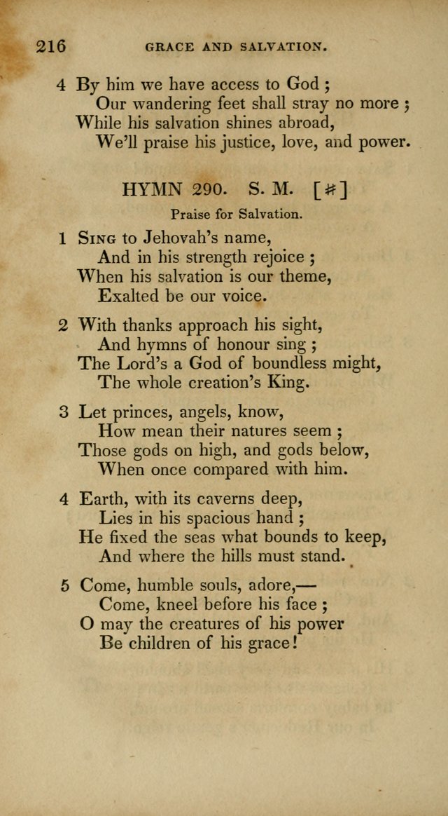 The New Hymn Book, Designed for Universalist Societies: compiled from approved authors, with variations and additions. Second Ed. page 227