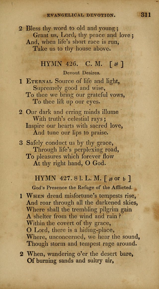 The New Hymn Book, Designed for Universalist Societies: compiled from approved authors, with variations and additions. Second Ed. page 322