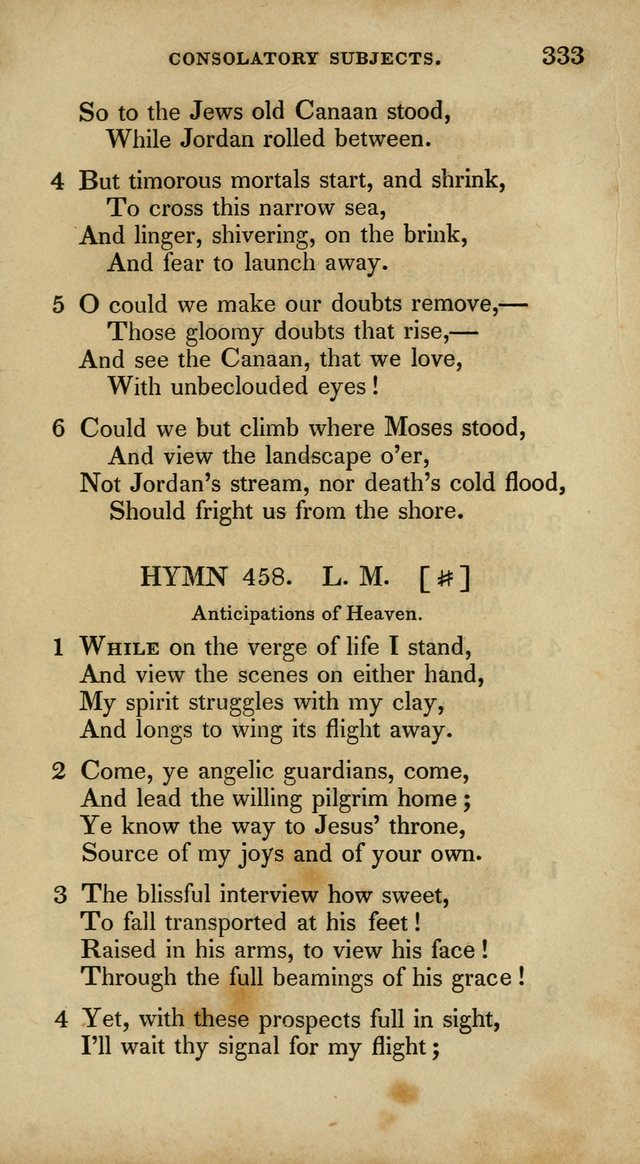 The New Hymn Book, Designed for Universalist Societies: compiled from approved authors, with variations and additions. Second Ed. page 344