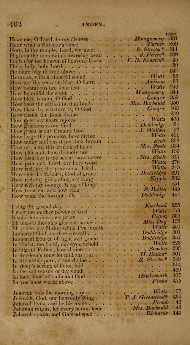 The New Hymn Book, Designed for Universalist Societies: compiled from approved authors, with variations and additions. Second Ed. page 413