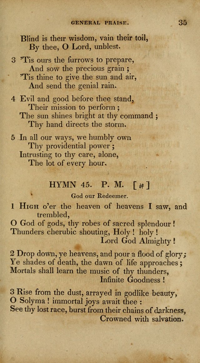 The New Hymn Book, Designed for Universalist Societies: compiled from approved authors, with variations and additions. Second Ed. page 46