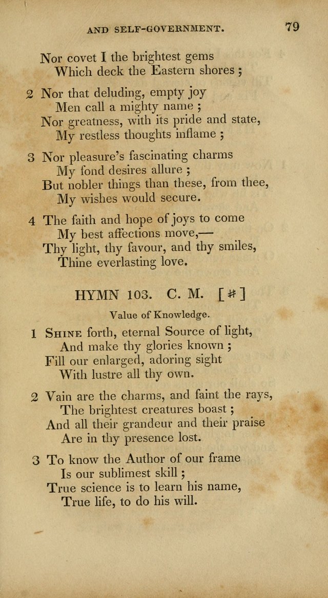 The New Hymn Book, Designed for Universalist Societies: compiled from approved authors, with variations and additions. Second Ed. page 90