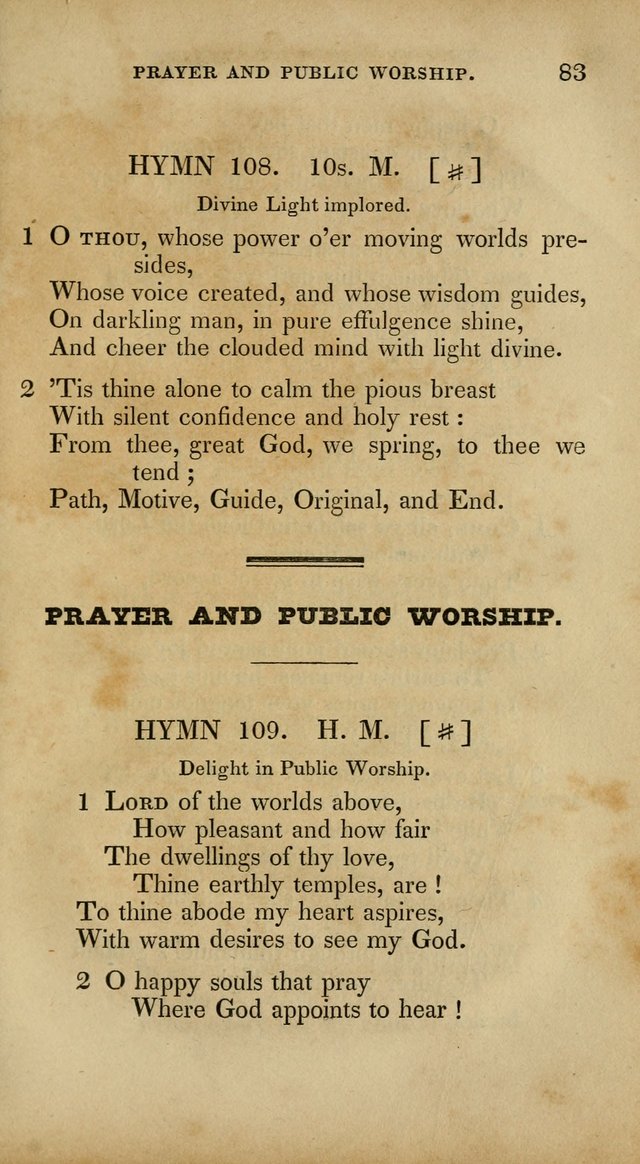 The New Hymn Book, Designed for Universalist Societies: compiled from approved authors, with variations and additions. Second Ed. page 94