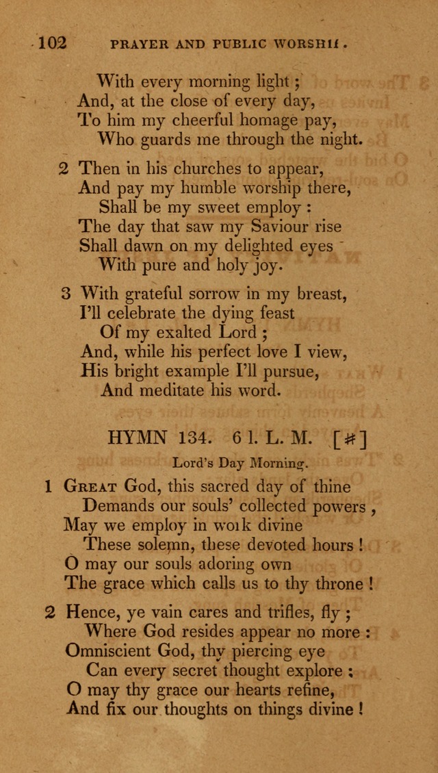 The New Hymn Book, Designed for Universalist Societies: compiled from approved authors, with variations and additions (9th ed.) page 102