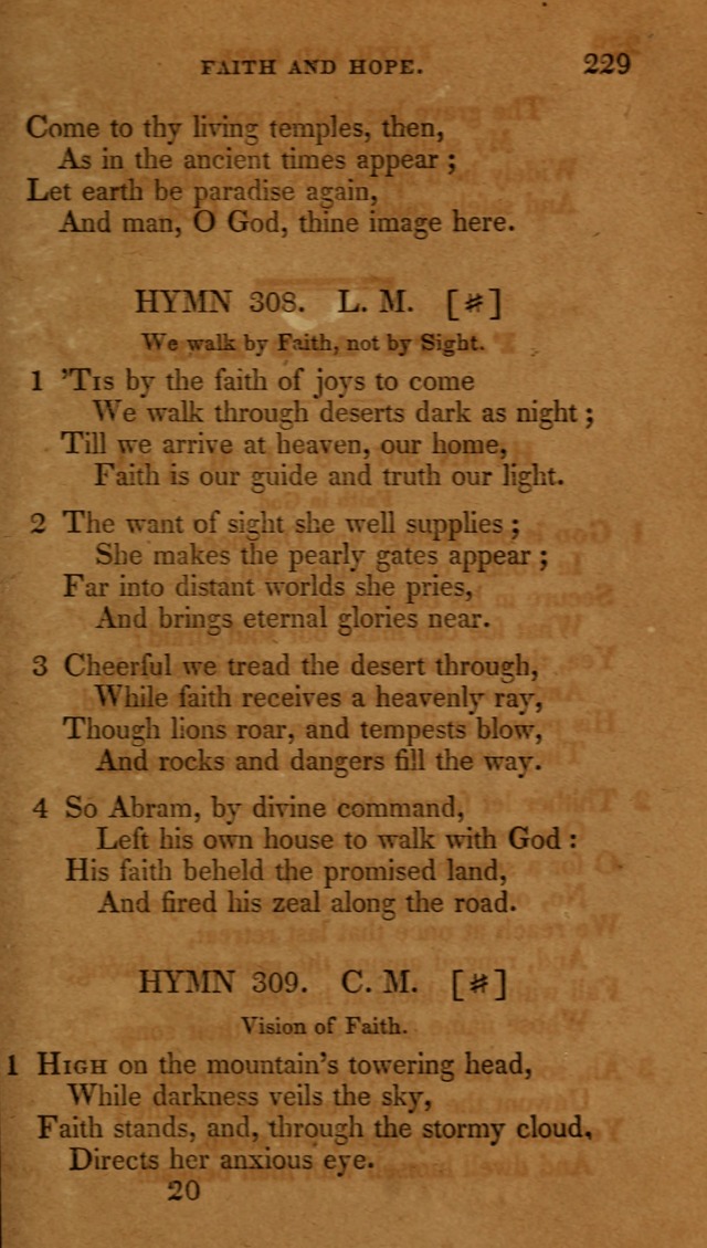The New Hymn Book, Designed for Universalist Societies: compiled from approved authors, with variations and additions (9th ed.) page 229