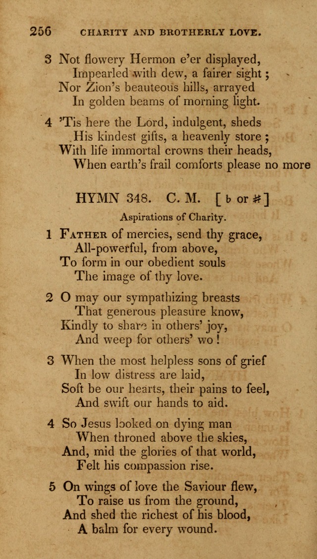 The New Hymn Book, Designed for Universalist Societies: compiled from approved authors, with variations and additions (9th ed.) page 256