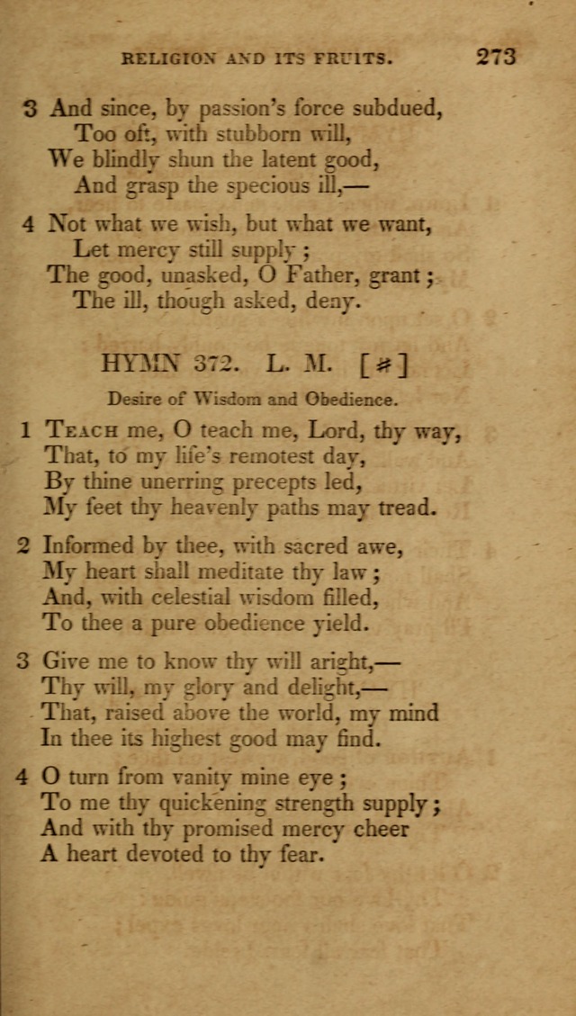 The New Hymn Book, Designed for Universalist Societies: compiled from approved authors, with variations and additions (9th ed.) page 273
