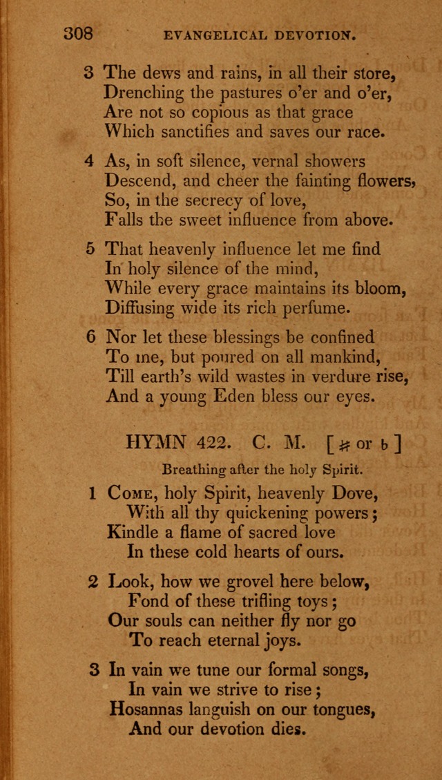 The New Hymn Book, Designed for Universalist Societies: compiled from approved authors, with variations and additions (9th ed.) page 310