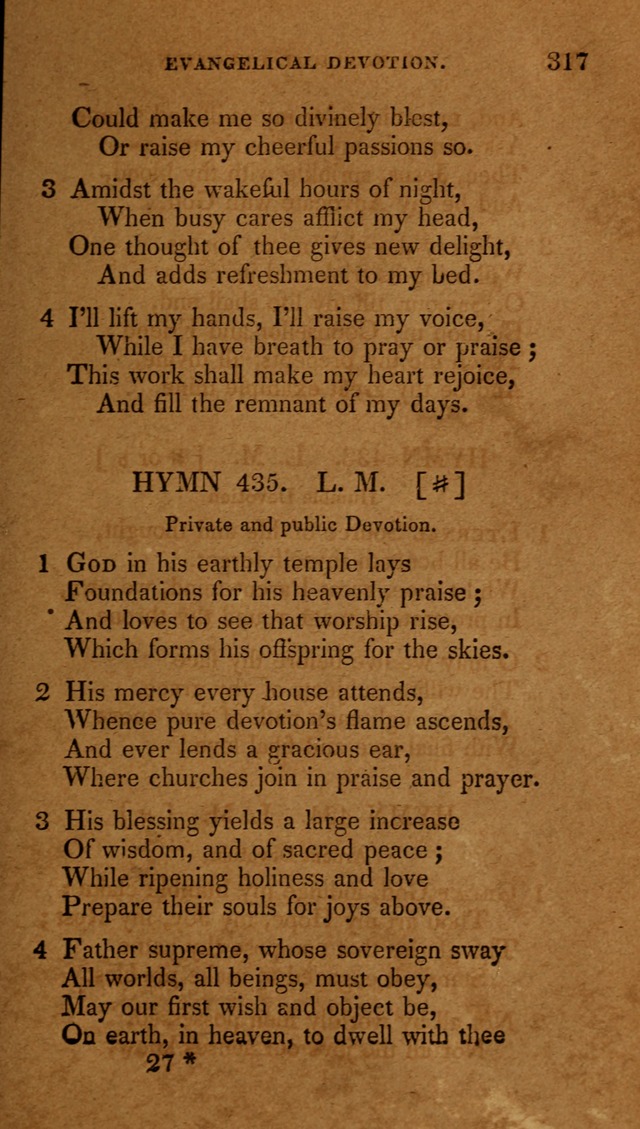 The New Hymn Book, Designed for Universalist Societies: compiled from approved authors, with variations and additions (9th ed.) page 319