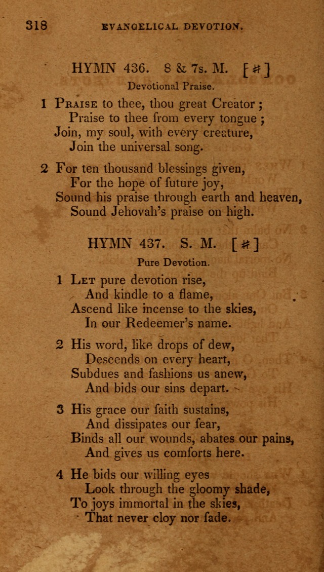 The New Hymn Book, Designed for Universalist Societies: compiled from approved authors, with variations and additions (9th ed.) page 320
