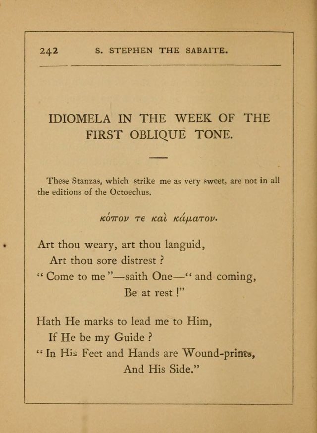 Hymns of the Eastern Church (5th ed.) page 242