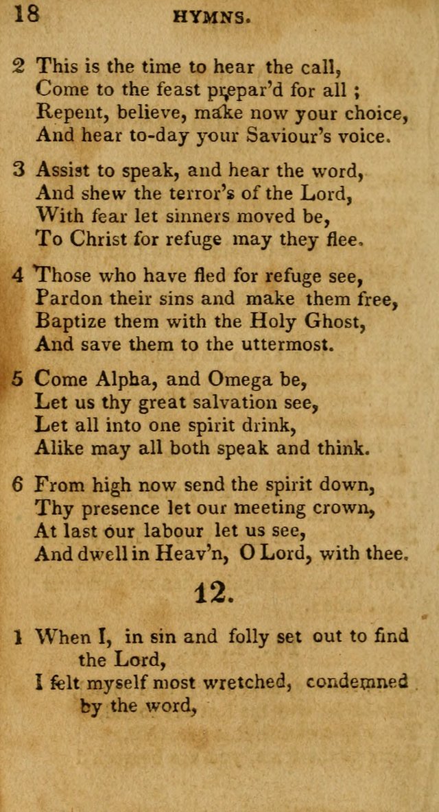 New Hymns and Spiritual songs, on different subjects, to be sung by all the holy brethren, and all that love the Lord page 25