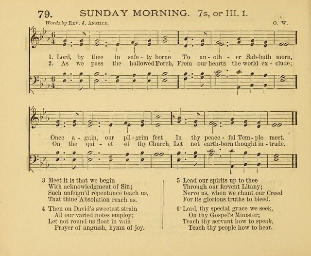 New hymnal for Sunday schools: with chants and offices of devotion page 107