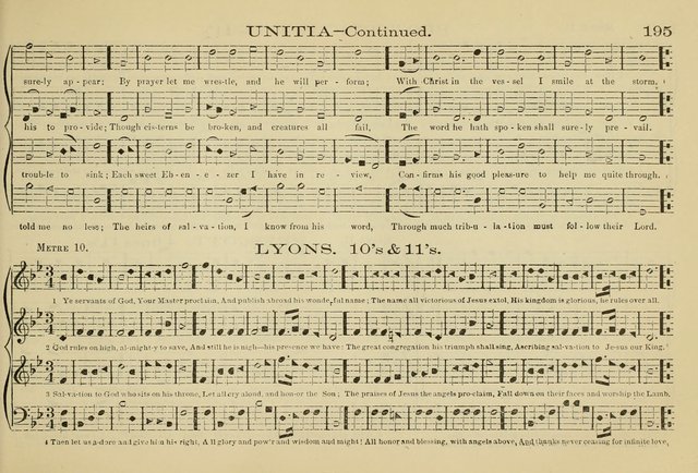 The New Harmonia Sacra: a compilation of genuine church music comprising a great variety of metres, harmonized for four voices (Eighteenth Edition) page 156