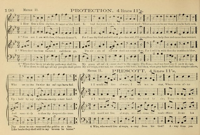 The New Harmonia Sacra: a compilation of genuine church music comprising a great variety of metres, harmonized for four voices (Eighteenth Edition) page 157
