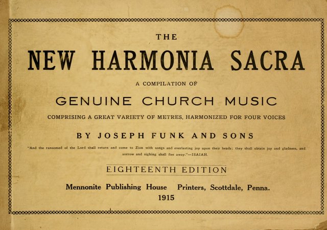 The New Harmonia Sacra: a compilation of genuine church music comprising a great variety of metres, harmonized for four voices (Eighteenth Edition) page 2