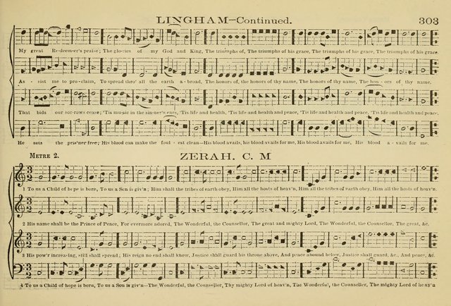 The New Harmonia Sacra: a compilation of genuine church music comprising a great variety of metres, harmonized for four voices (Eighteenth Edition) page 264