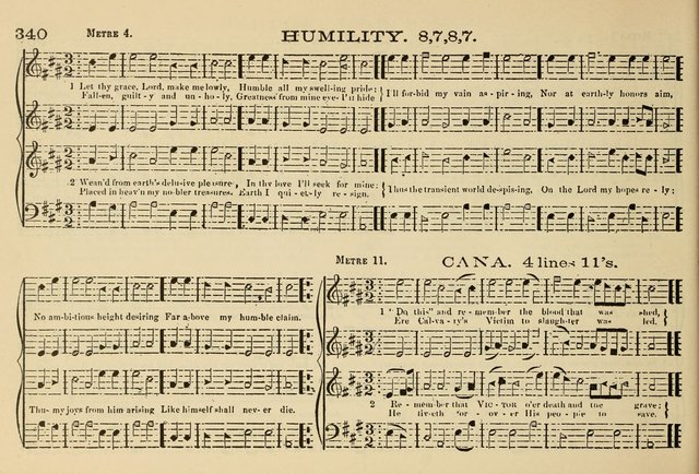 The New Harmonia Sacra: a compilation of genuine church music comprising a great variety of metres, harmonized for four voices (Eighteenth Edition) page 301