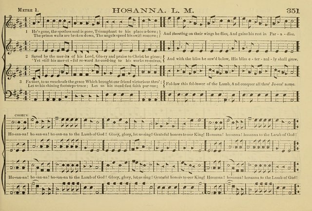The New Harmonia Sacra: a compilation of genuine church music comprising a great variety of metres, harmonized for four voices (Eighteenth Edition) page 312