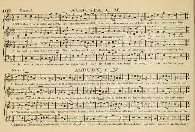 The New Harmonia Sacra: a compilation of genuine church music comprising a great variety of metres, harmonized for four voices (Eighteenth Edition) page 63