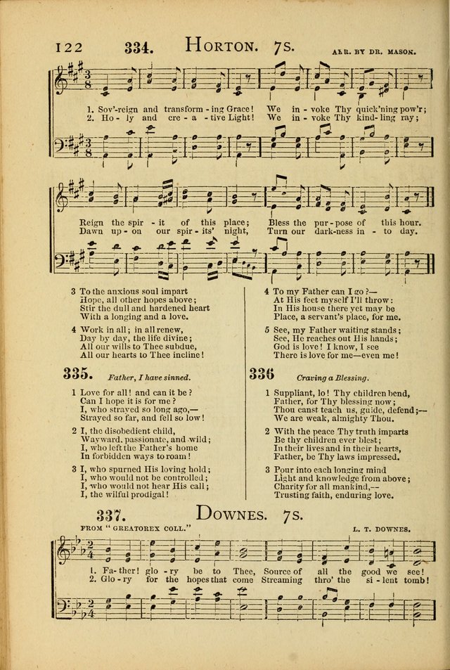 National Hymn and Tune Book: for congregations, schools and the home page 122