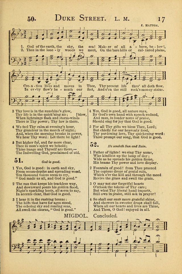National Hymn and Tune Book: for congregations, schools and the home page 17