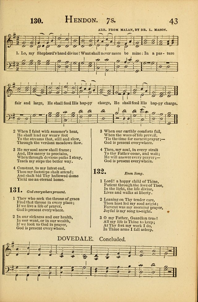 National Hymn and Tune Book: for congregations, schools and the home page 43
