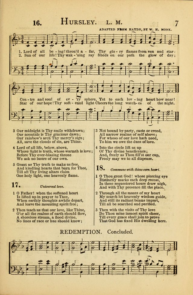 National Hymn and Tune Book: for congregations, schools and the home page 7