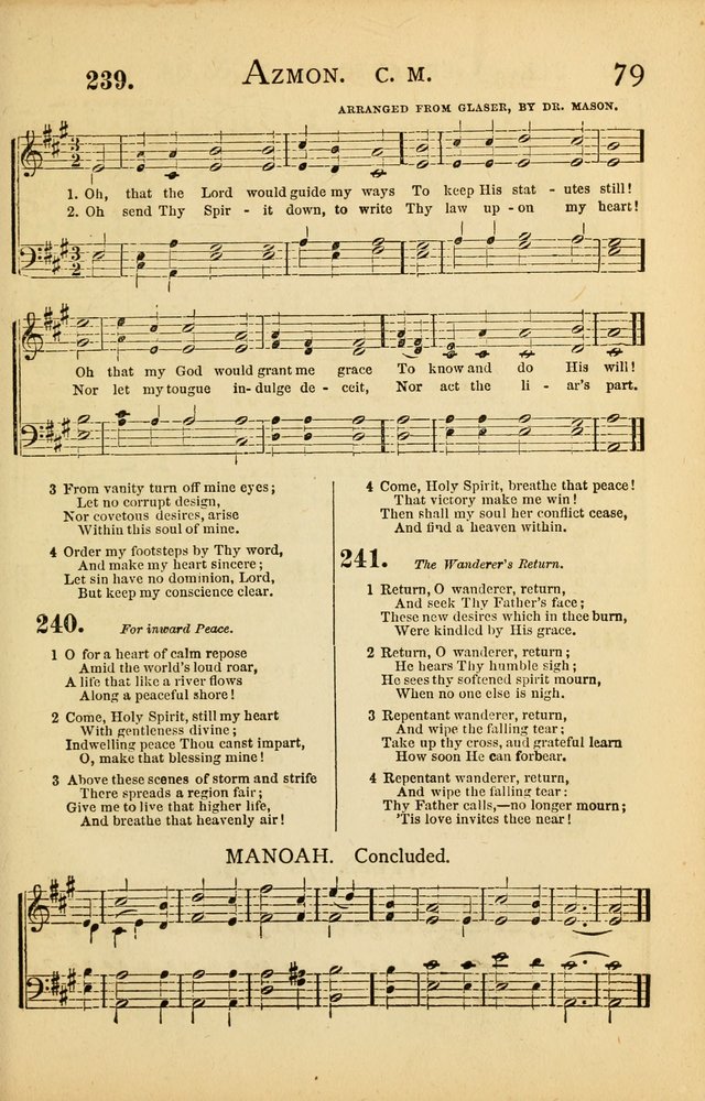 National Hymn and Tune Book: for congregations, schools and the home page 79