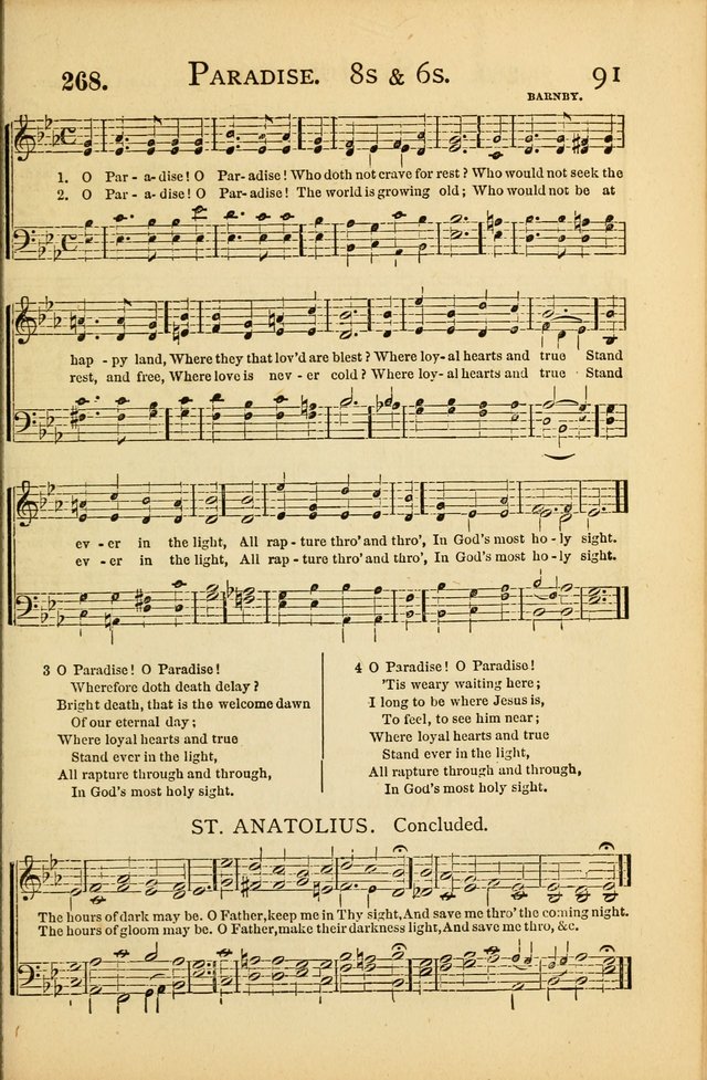 National Hymn and Tune Book: for congregations, schools and the home page 91