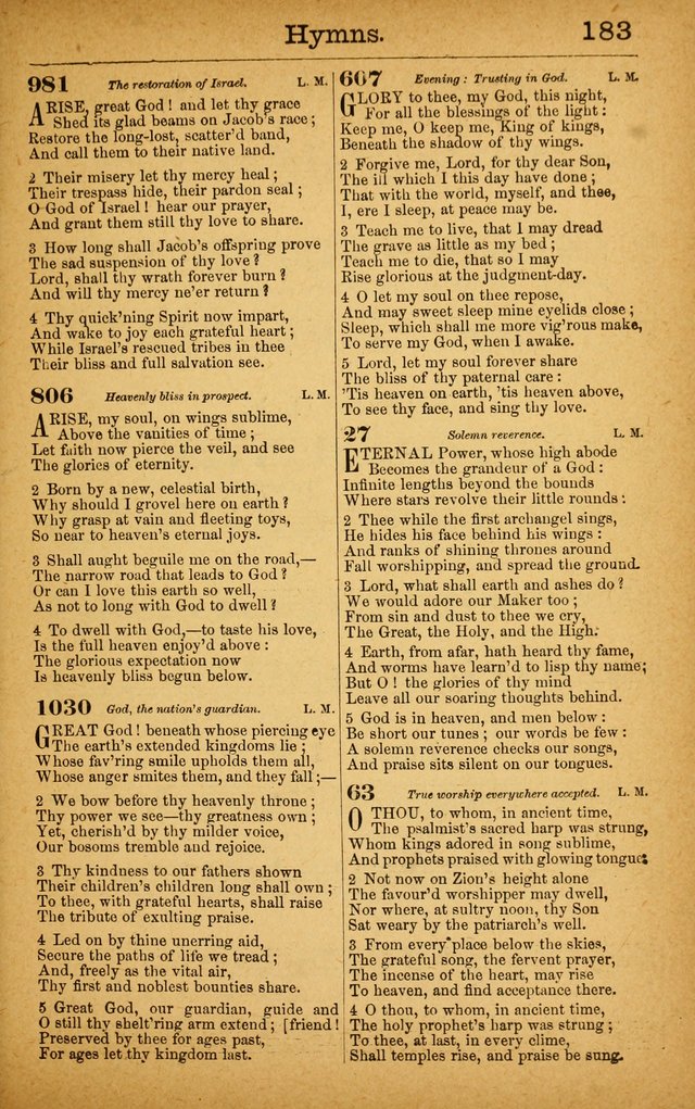 New Hymn and Tune Book: an Offering of Praise for the Use of the African M. E. Zion Church of America page 188