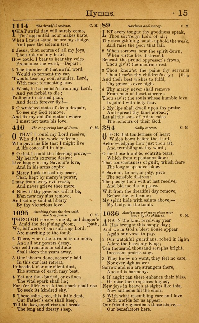 New Hymn and Tune Book: an Offering of Praise for the Use of the African M. E. Zion Church of America page 20