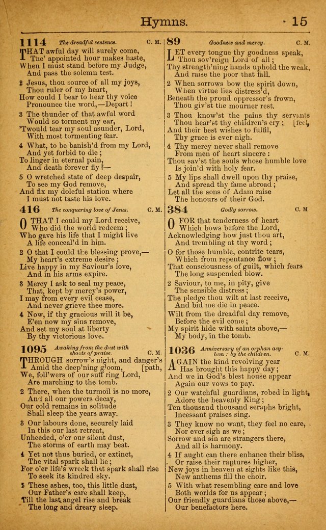 New Hymn and Tune Book: an Offering of Praise for the Use of the African M. E. Zion Church of America page 20