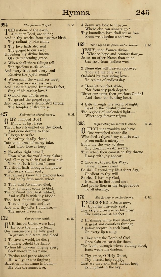 New Hymn and Tune book: an Offering of Praise for the Methodist Episcopal Church page 252
