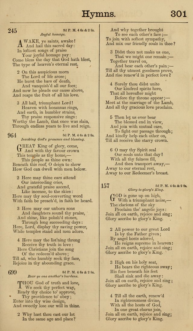 New Hymn and Tune book: an Offering of Praise for the Methodist Episcopal Church page 308
