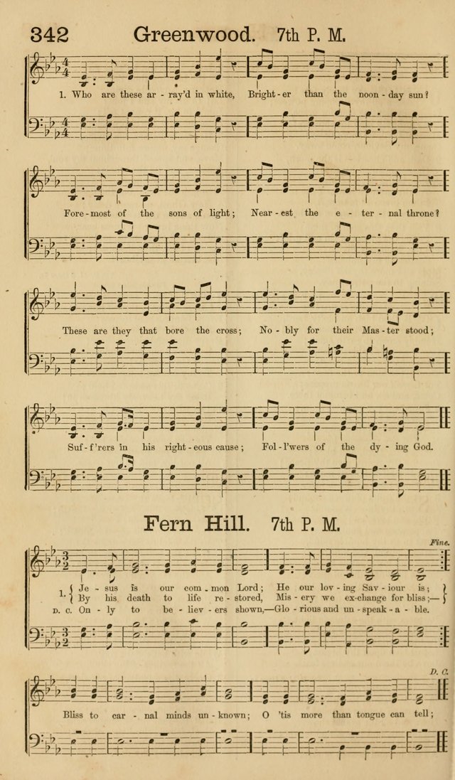 New Hymn and Tune book: an Offering of Praise for the Methodist Episcopal Church page 349