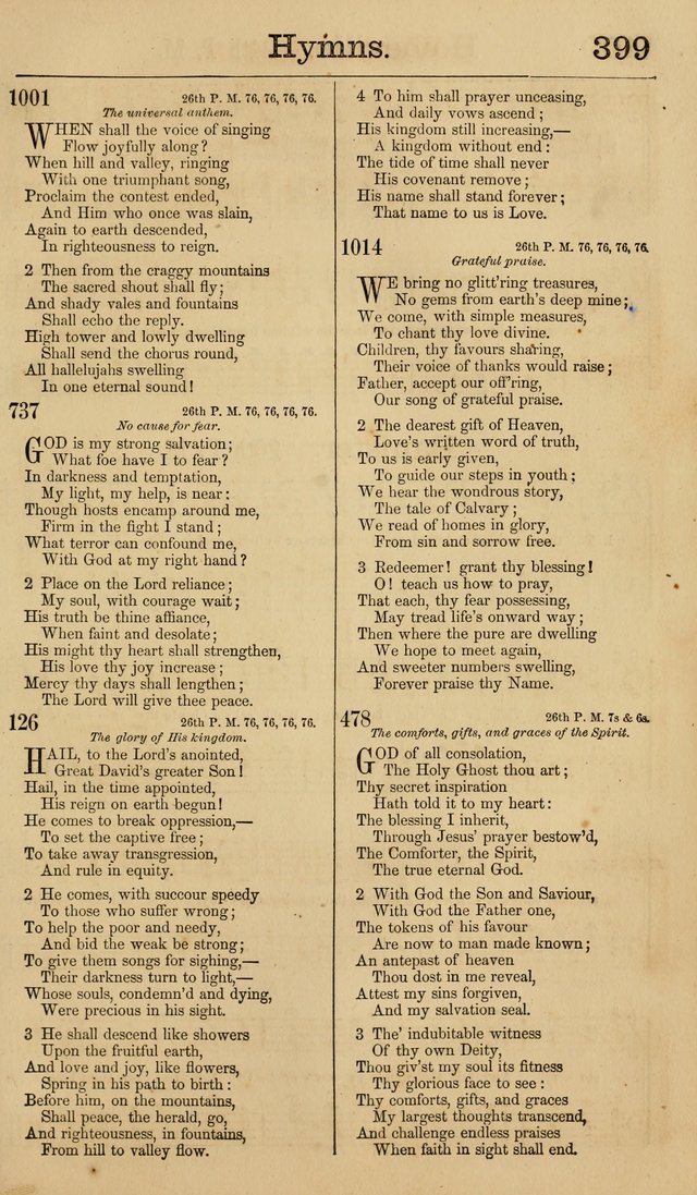 New Hymn and Tune book: an Offering of Praise for the Methodist Episcopal Church page 406